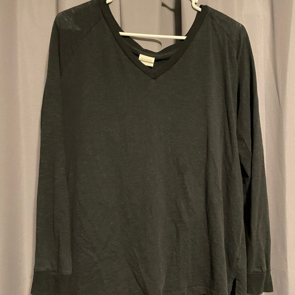 Black long sleeve PINK shirt